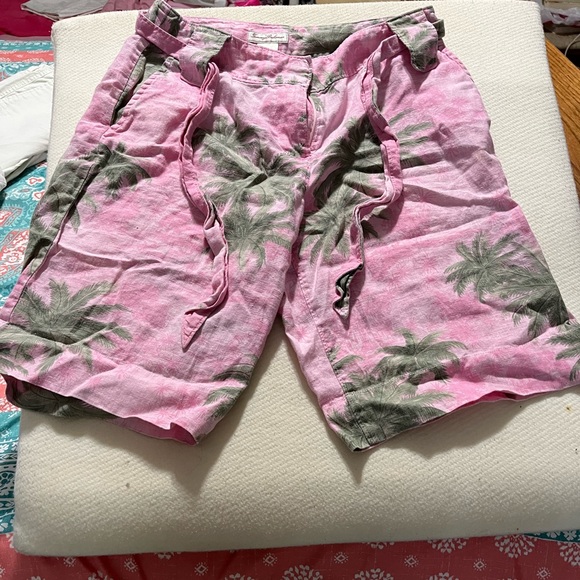 Tommy Bahama Pink Palm Tree Shorts - Picture 1 of 3
